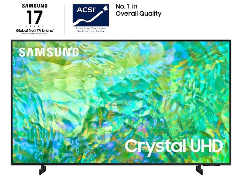 Samsung 50 Class CU8000 Crystal UHD 4K HDR Smart LED TV - 2023 Model. Available Now for $400.00