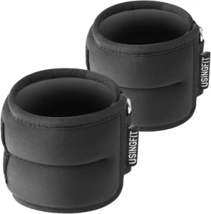 USINGFIT Ankle Weights Set for Men Wrist Weights for Women 2 * 0.5Kg / 2 * 1Kg / - Picture 1 of 11