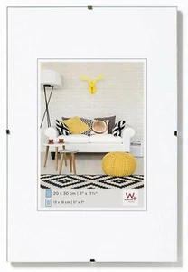 Marco de fotos Walther Design sin marco vidrio transparente de 10x15 cm a 40x50 cm con clip  - Imagen 1 de 10