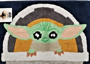 STAR WARS Baby Yoda 20 In x 30 In Bath Rug Multicolor - Picture 1 of 5