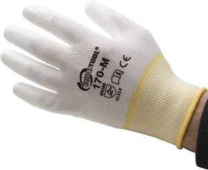 Polyurethane Palm Coated Gloves, Medium 12 Pair 24 Gloves - Picture 1 of 2