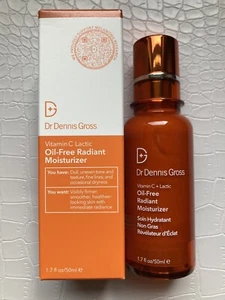 Dr. Dennis Gross Vitamin C Lactic Oil-Free Radiant Moisturizer 1.7oz 50ml NIB
