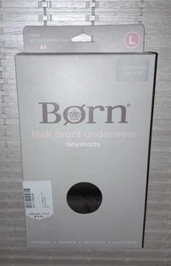Neu mit Etikett Born Auslaufsichere Unterwäsche 3er-Pack Boyshorts Damengröße L 95 % Polyester... - Bild 1 von 6