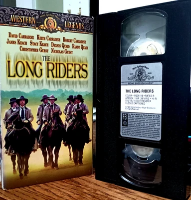 The Long Riders VHS Movie Hi-fi (1998, Western Legends) Foto 1 de 4