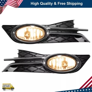 Fog Lights Smoke Lens For 2014 2015 2016- 17 Honda Odyssey Lamps+Switch+Bezels - Picture 1 of 9