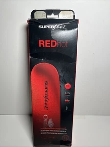 Herren Superfeet Redhot Fußgewölbestütze Einlegesohlen. Open Box / NEU Herren Größe G 13,5 - 15 - Bild 1 von 3