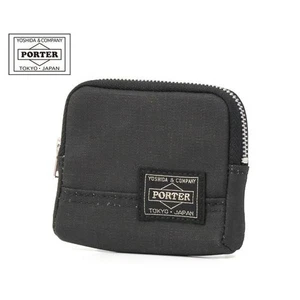 PORTER Coin Case DUCK 636-06835 Black Yoshida Japan Cotton Duck NEW - Picture 1 of 11