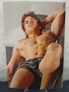 Muscular Man In Underwear Taking A Nap - 4x6in. Gay Interest Physique Photo - Picture 1 of 3