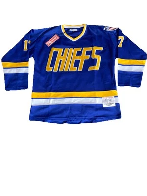 Slapshot - Suéter de Hockey Steve Hanson Chiefs - Tocado Clásico - Nuevo con Etiquetas Talla XL Foto 1 de 4