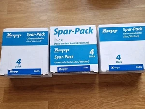 3 Kopp Profi-Pack: a 4 Stück Universalschalter Paris schalten Schalter Elektro - Bild 1 von 2