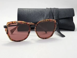 Yohji Yamamoto 5023-064 Red / Red Lens Plastic Frame Metal Arm Sunglasses & Case - Picture 1 of 13
