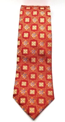 Corbata para hombre Ike Behar 100 % seda estilo geométrico a medida a mano Foto 1 de 3