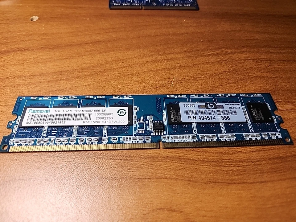 Ramaxel 1GB DDR2 Pc2-64000U - Image 1 of 1