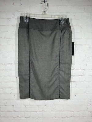 Katherine Barclay Charcoal Gray Casual Pencil Skirt w/ Back Zip- Women's 6 - Изображение 1 из 4