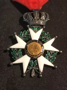 Médaille Militaire ancien Émail Croix Légion D’Honneur monarchie de juillet 1830 - Imagen 1 de 11