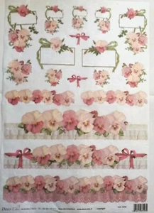Carta Di Riso Violette Rosa cm 35X50 COD 5350 - Foto 1 di 1