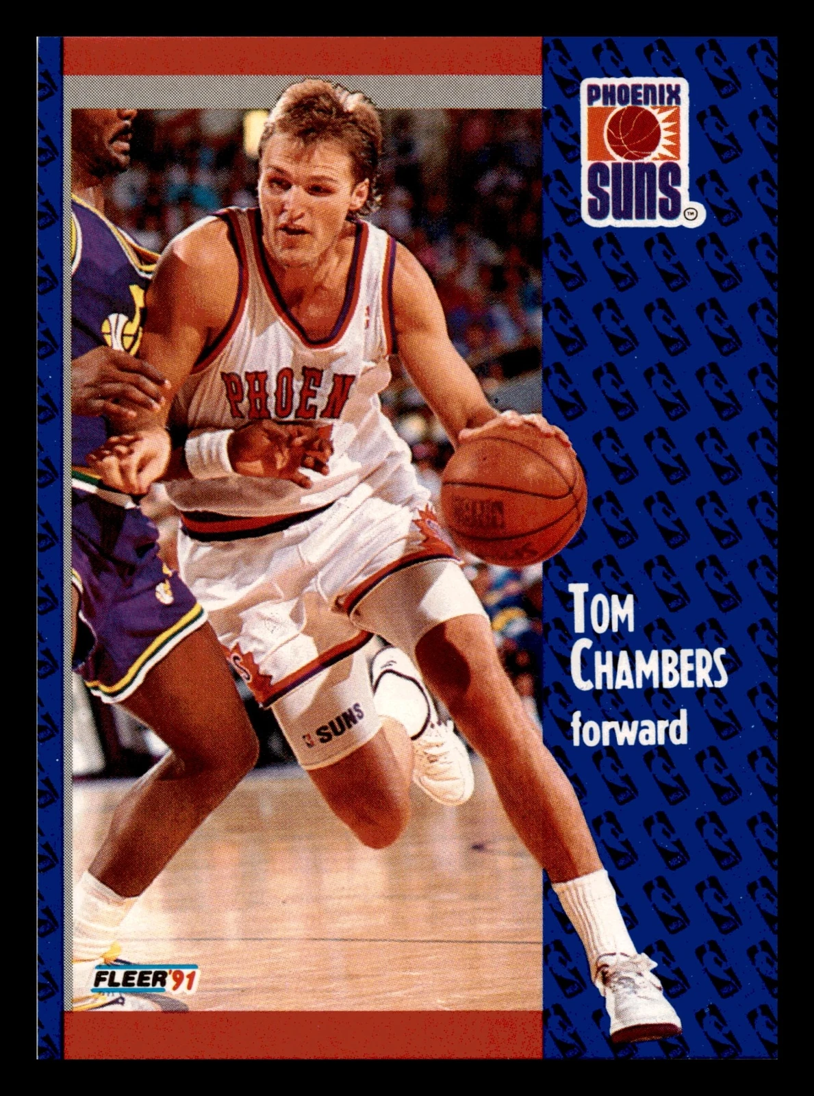 Tom Chambers 1991-92 Fleer #158 Phoenix Suns NM-MINT