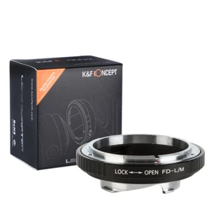 Adattatore obiettivo K&F Concept per obiettivo Canon FD a fotocamera con attacco Leica M M-P M240 M10 - Foto 1 di 8