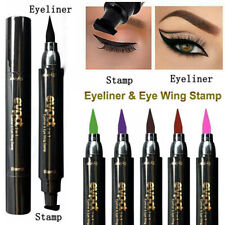 7 Colours Double Head Liquid Eyeliner Pen Winged Eye Liner Pencil Stamp Makeup