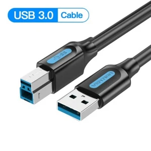 Cable de impresora DAC USB 3.0 blindado tipo A a USB tipo B macho dorado velocidad de plomo - Imagen 1 de 12