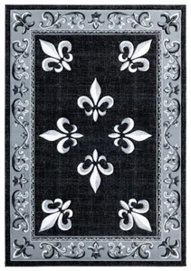 United Weavers Black Traditional-European Scrolls Area Rug Bordered 2050 11070 - Picture 1 of 10