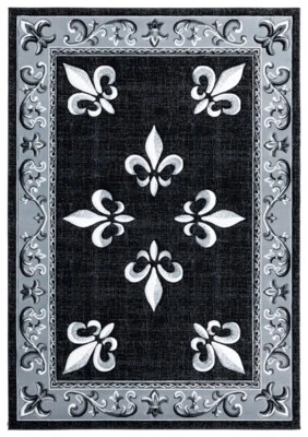United Weavers Black Traditional-European Scrolls Area Rug Bordered 2050 11070 - Image 1 of 4