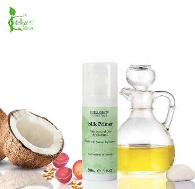 Intelligent Cosmetics™ Pure Natural SILK PRIMER for Mineral Makeup w Vitamin E - Image 1 of 4
