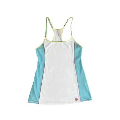 Camiseta sin mangas Y2k Victoria’s Secret deportiva blanca laterales de malla talla M años 2000 Foto 1 de 4