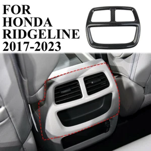 Carbon Fiber Style Rear Air Vent Outlet panel trim Fit for Honda Ridgeline 2017+ - Picture 1 of 6