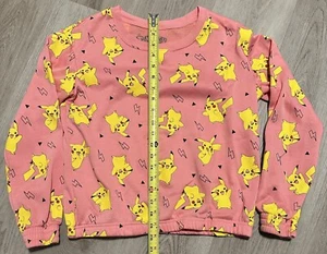 NEW! Pokemon Youth XX Large Pikachu Pink Sweatshirt Great For Back To School - Picture 1 of 4