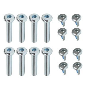 Inline Skates Axles Roller Hockey Skate Axle 8-Pack Rollerblades Nuts and Bolts - Picture 1 of 4