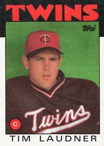 1986 Topps Baseball Tim Laudner Minnesota Twins #184 - A - Picture 1 of 2