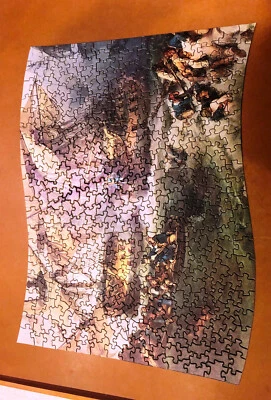 WADDINGTONS SCROLL Jigsaw Puzzle (1970) -- Battle 1st of June 1794 -- Complete - Image 1 of 3