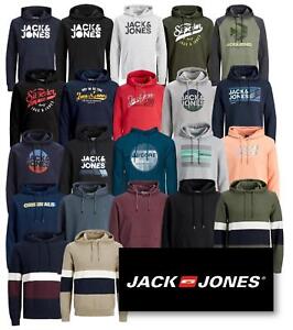 Jack & Jones Bluza z kapturem Męska Logo Bluza z kapturem Siłownia Bieganie Bluza z kapturem Długi rękaw Top