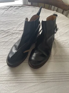 Rare Rare Dr.Martens Men’s US 13 Kenton Belt Leather Short Boots Genuine Black m - Picture 1 of 12