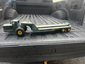 Vintage 1954/5 Nylint Tournahauler Construction Flatbed Loboy #1700 nice cond. - Picture 1 of 20