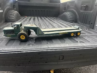 Vintage 1954/5 Nylint Tournahauler Construction Flatbed Loboy #1700 nice cond. - Image 1 of 4