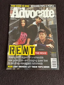 The Advocate Gay and Lesbian Magazine November 8, 2005 RENT The Movie RARE! - Picture 1 of 7