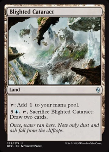 4x Blighted Cataract ~ Near Mint Battle for Zendikar MTG Magic x4 4 UltimateMTG  - Image 1 of 1