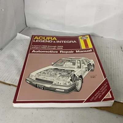 Manual Haynes Acura #1776 Integra and Legend 1986-1990, 1986-1989 reparación automática Foto 1 de 4