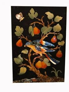 Marble Wall Panel Pietra Dura Art Wall Hanging Bird Art Hanging - Picture 1 of 4