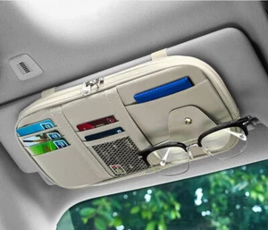 Car Visor Organizer in Beige - Bild 1 von 4