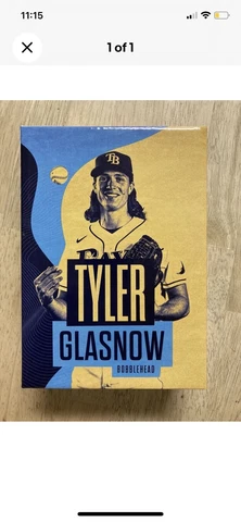 TYLER GLASNOW Bobblehead - Tampa Bay Rays Stadium Giveaway - 8/21/21 Cover