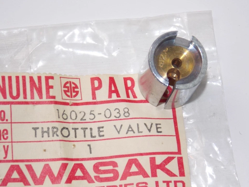 OEM 1971-80 KAWASAKI MT1 KV75 CARBURETOR THROTTLE VALVE SLIDER CA2.0 16025-038 - Image 1 of 1