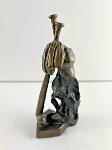 Mark Hopkins Bronze Baseball Sculpture “Home Plate" 1989, Box Childs Play Series - Picture 1 of 7