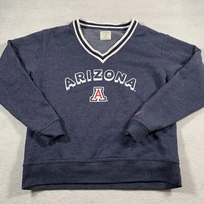 University Of Arizona Sweatshirt Womens Small Blue Crewneck League Wildcats - Image 1 of 4