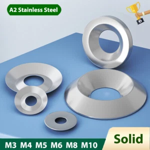 A2 Edelstahl Senkkopfschraube Unterlegscheiben massiv Dichtung M3 M4 M5 M6 M8 M10 - Bild 1 von 30