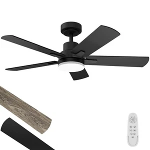 Ceiling Fan With Light 42-Inch, Remote Control Reversible DC Motors, 3CCT Dim... - Picture 1 of 6