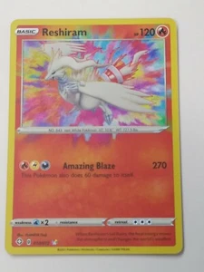Pokémon Shining Fates - 1x Reshiram Amazing Rare 17/72 Holo NM/M Pack Fresh - Picture 1 of 6