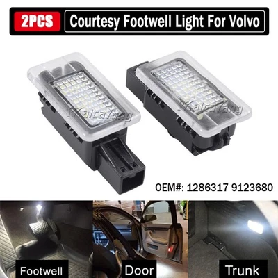LED Footwell Courtesy Under Door Trunk Light For Volvo V40 V60 S60 S80 XC40 XC60 - Image 1 of 4